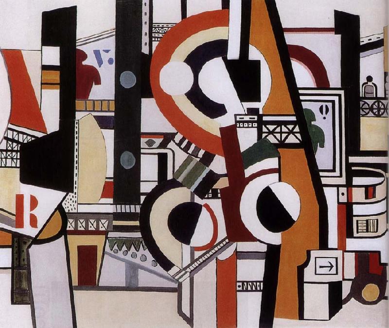 Fernard Leger The disk in the city oil painting picture